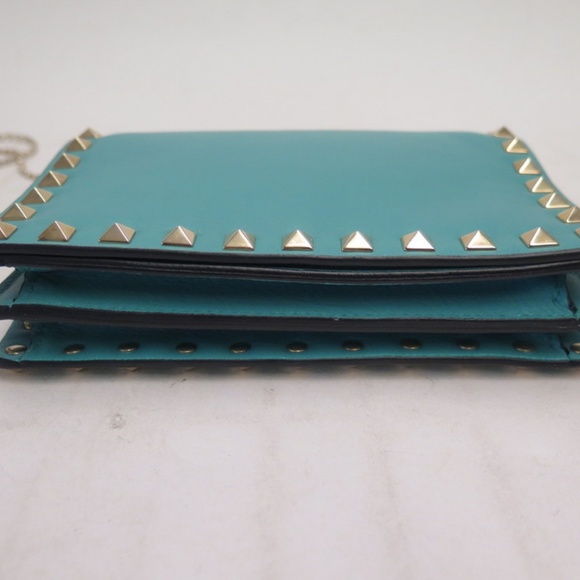 NEW Valentino Rockstud Pouch Crossbody Bag Colibri - Picture 7 of 8